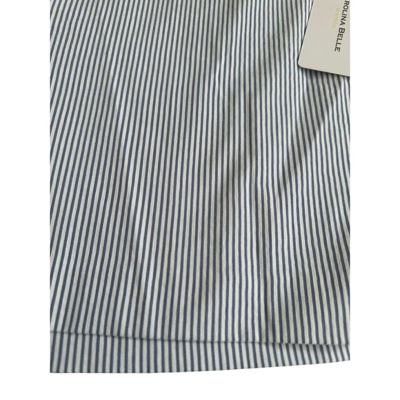 CAROLINA BELLE Blue White Striped Shorts Size US 16 NEW NWT - Picture 10 of 11